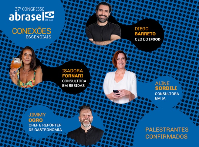 Congresso Abrasel 2025 discute tendências, tecnologia e estratégias para bares e restaurantes