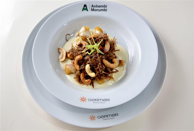 ‘Menina Brejeira”, prato campeão nacional da 8ª edição do concurso O Quilo é Nosso, do restaurante Framboá | Foto: Agência de Notícias da Abrasel